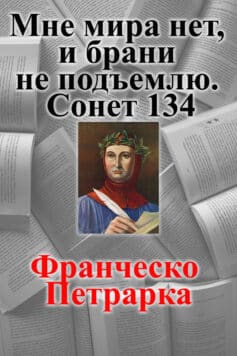 Мне мира нет, и брани не подъемлю. Сонет 134